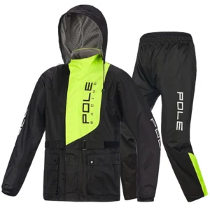 Pole raincoat black lemon 4