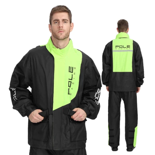 Pole raincoat black lemon 5