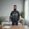Royal Indfield Black Raincoat